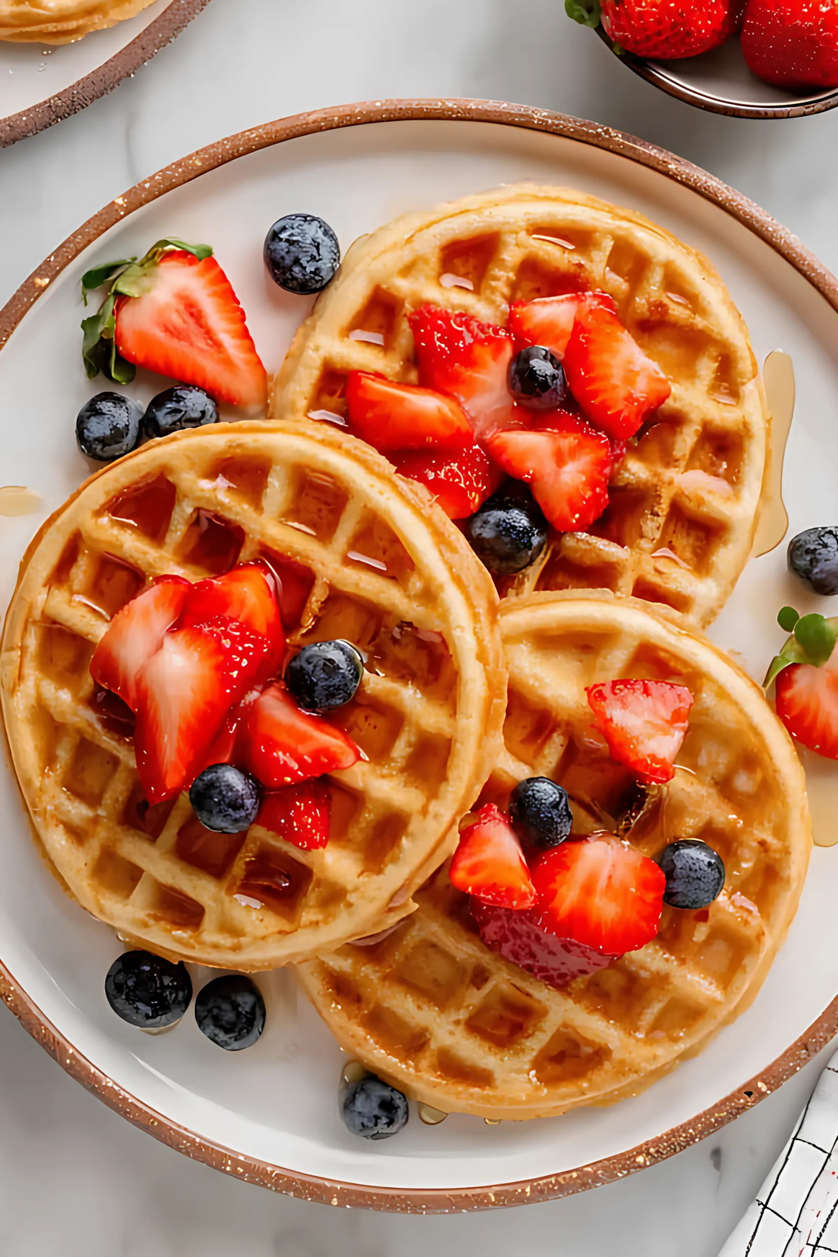 Fluffy, Crispy Cottage Cheese Waffles: Say Goodbye to Soggy Breakfast