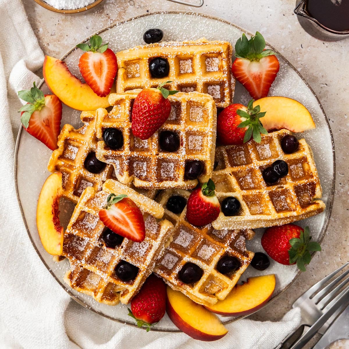 High-Protein Cottage Cheese Waffles: Perfect Fluffy & Crispy Every Time